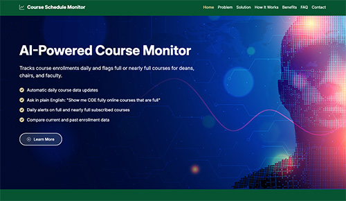 Course Schedule Monitor