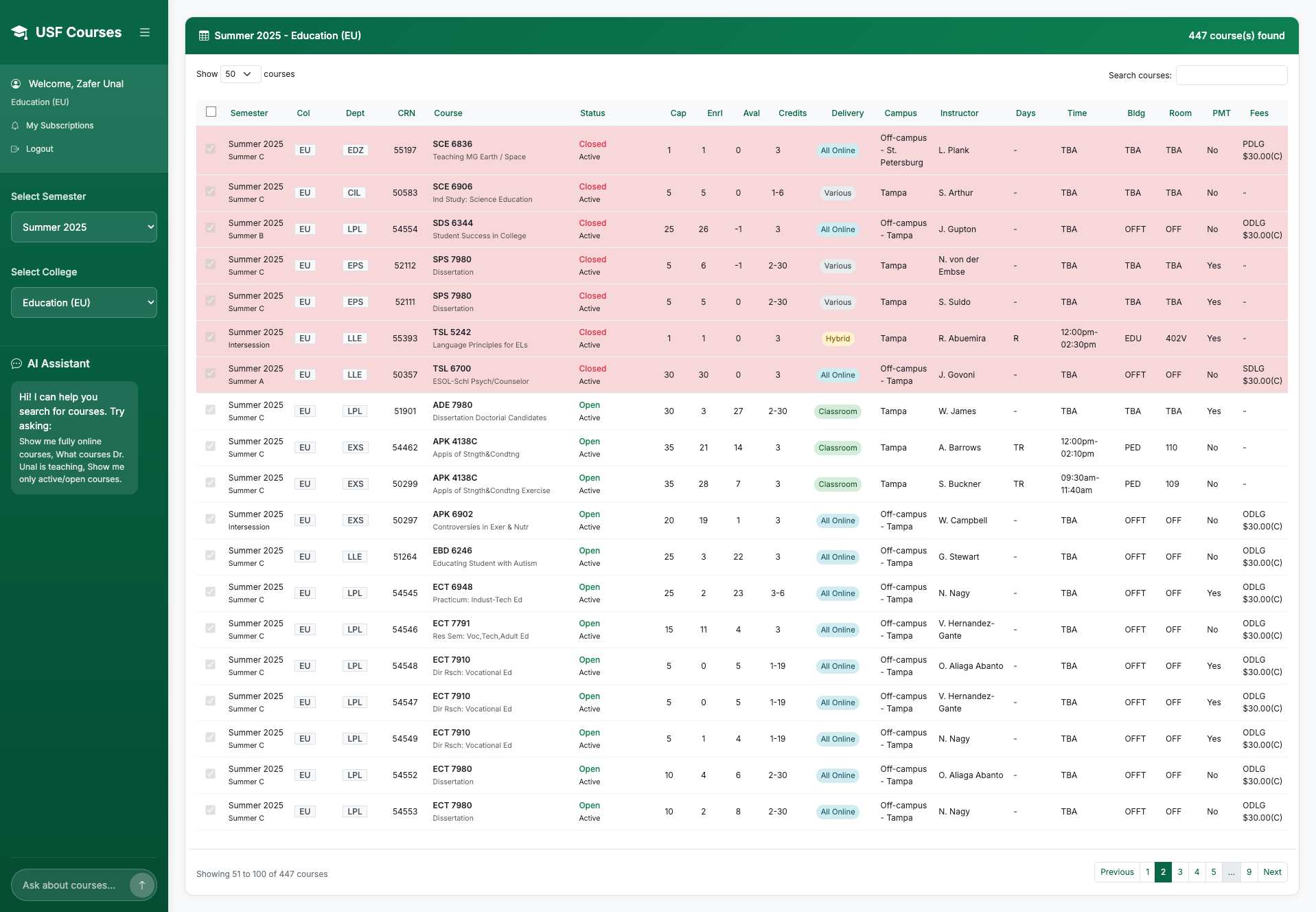 Data Collection Process Screenshot